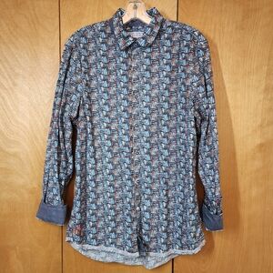 John Lennon by English Laundry long sleeve button-up shirt